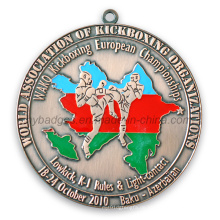 Stanzen Logo Antike Silber überzogene Medaille (GZHY-MB-005)